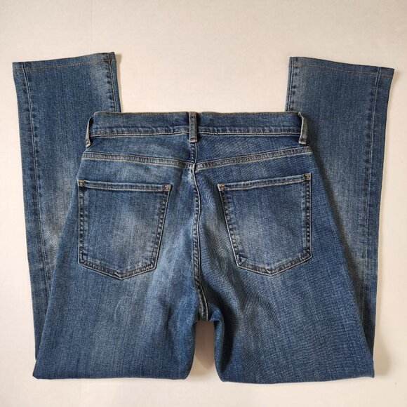 Peruvian Connection Slim Straight Jeans 2 Blue Mid Rise‎ Buttonfly Hemmed - Picture 11 of 11